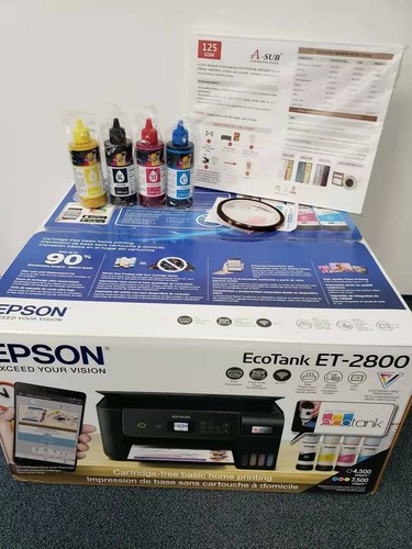 New epson printer with - with, 4x100ml